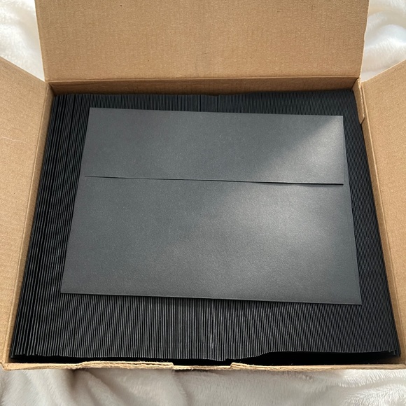 A7 black Invitation Envelopes - Picture 5 of 6